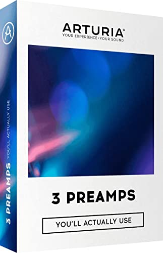 Arturia "3 Preamps you´ll actually use" Software (Drei der beliebtesten Preamps in einer Software vereint, zur professionellen Bearbeitung im Studio)