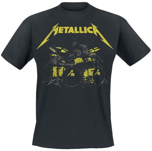 Metallica Lars M71 Kit Männer T-Shirt schwarz L 100% Baumwolle Band-Merch, Bands