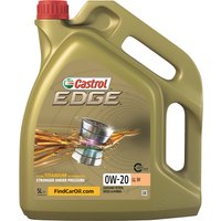 Castrol Edge 0W-20 Ll Iv Motoröl Mit Titanium Fst, 5 Liter