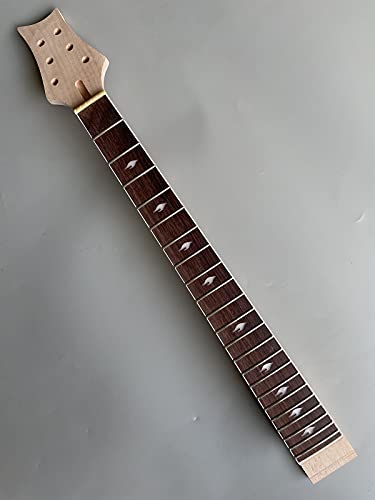 yinfente E-Gitarre Hals Ersatz 22 Bund 62,9 cm unlackierten Palisander Griffbrett 25