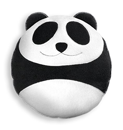 Leschi Kuschelkissen | 36952 | Der Panda Wang | 40 x 40 cm (für Sofa und Bett) Farbe: Mitternacht/Mitternacht