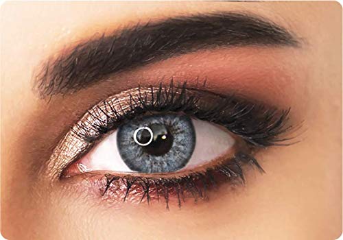 ADORE farbige Kontaktlinsen BLAU - PEARL BLUE - NATÜRLICHER UND ELEGANTER Effekt – nicht gradiert – dreimonatlich + kostenloser personalisierter Linsenbehälter