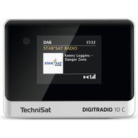 TechniSat DigitRadio 10 C DAB+ Digitalradio Adapter (Farb-Display, Bluetooth, Fernbedienung, Wecker, optimal zur Aufrüstung bestehender HiFi-Anlagen) schwarz/silber