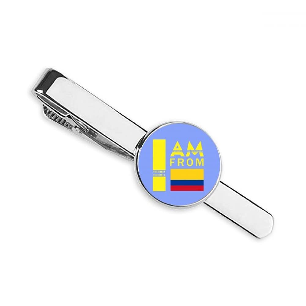 Krawattenklammer mit Aufschrift "I Am From Colombia"