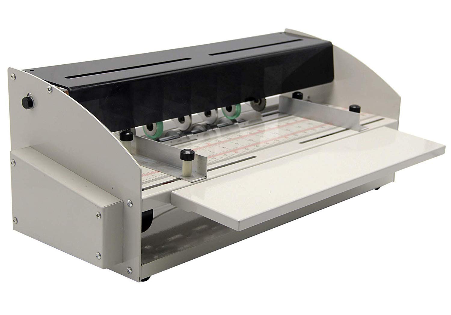 NEWTRY 18,5 Zoll 470 mm Elektrische Faltenmaschine Fugenmesser Perforator Cutter 3-in-1 Combo Papier Schneiden Falten Perforiermaschine