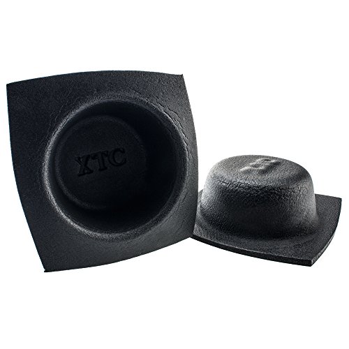 Metra VXT52 - Kfz Lautsprecher-Schutzgehäuse aus Schaumstoff (rund/flach/Ø 13cm / Paar) für bessere Akustik und Schutz vor Wasser, Rost, Staub für Einsatz z.B. in Auto, Boot, Spa, Terrasse, UVM.