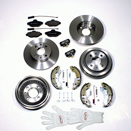 Autoparts-Online Set 60003805 Bremstrommel + Bremsscheiben/Bremsen Set Vorne + Hinten