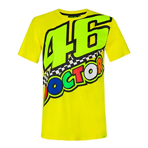 Valentino Rossi Vr46 Classic T-Shirt für Herren, Herren, VRMTS390001, gelb, XL