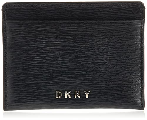 DKNY Women's R92z3c09 Bi-Fold Wallet, Black/Gold, 10 x 7.5 x 0.5 cm