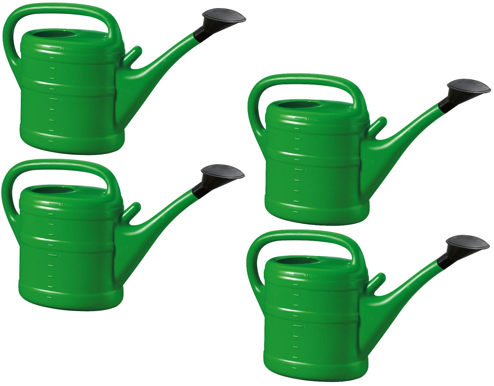 4X Gießkanne 10L GRÜN + 1x KÜHLSCHRANKMAGNET! Blumenkanne Kunststoff für groß & klein Garten & Zimmerpflanzen Gießkannen Gieskanne Gieskannen Giesskanne 10 Liter Watering Can Gieskannen10Liter lr