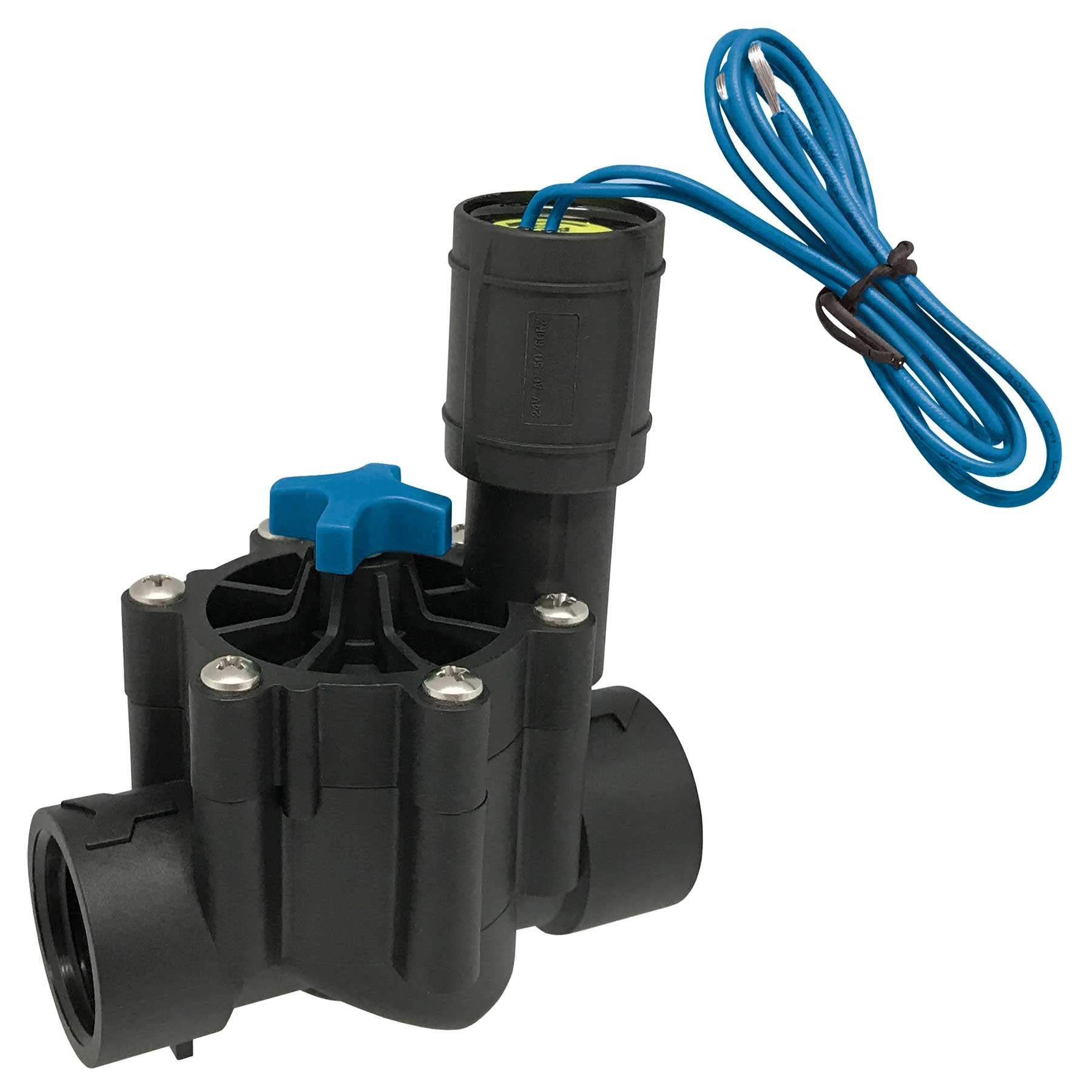 Aqua Control Q160C – Magnet-Bewässerungsventil mit 1"-Innengewinde, Durchflussregler und 24-VAC-Magnet. Ideal für jede unterirdische Bewässerungsinstallation.