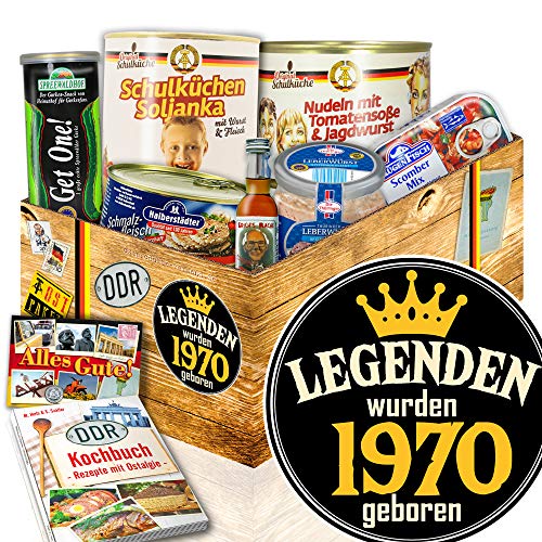 Legenden 1970 + Ossi Produkte + Geburtstag 50 + DDR Produkte