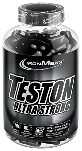 IronMaxx Teston Ultra Strong Muscle Blaster, 180 Kapseln (1er Pack)