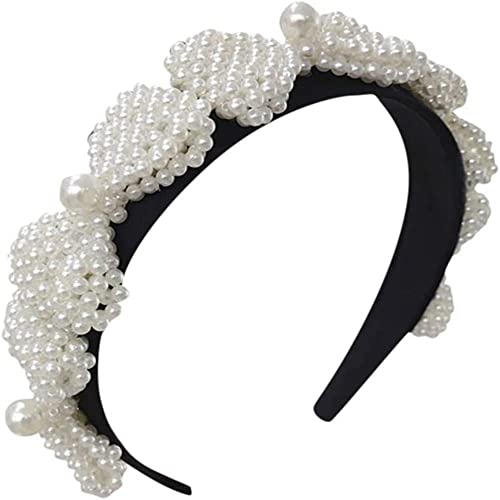 FHUILI Hübsche und niedliche Perlen-Haar-Accessoires, erhältlich für Hochzeitsfeiertage, geeignet für Mädchen, Damen, Studenten, Haarspange, Haargummis