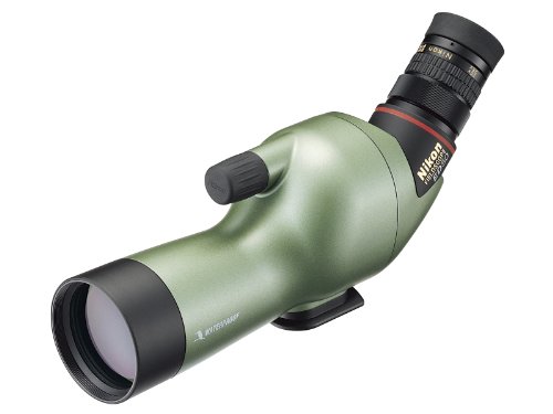 Nikon Spektiv (Fieldscope) ED 50 Angled Beobachtungs-Fernrohr grün perlglanz (ohne Okular)