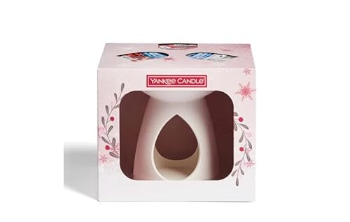 Yankee Candle Geschenkset | 3 duftende Wax Melts, 1 Wax Melt Wärmer & 1 geruchloses Teelicht | Snow Globe Wonderland Kollektion | Perfekte Geschenke für Frauen