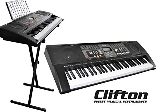 Clifton Keyboard "61-Tasten Keyboard mit LC-Display"