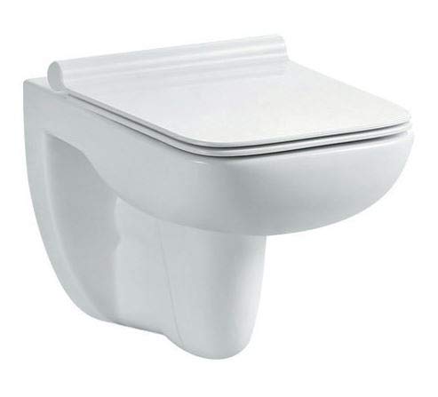 Lavita Keramik Hänge-WC-Toilette Capri Slim Spülrandlos Soft-Close #132404