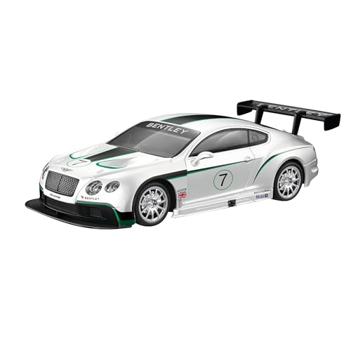 Cartronic RC Fahrzeug Bentley GT3 - ferngesteuertes Auto - Spielzeug-PKW 1:14 Weiß - Remote Control car für Kinder ab 8 Jahren