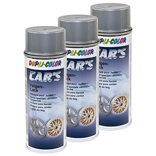 Felgenlack Lack Spray Car's Dupli Color 385919 Silber 3 X 400 ml