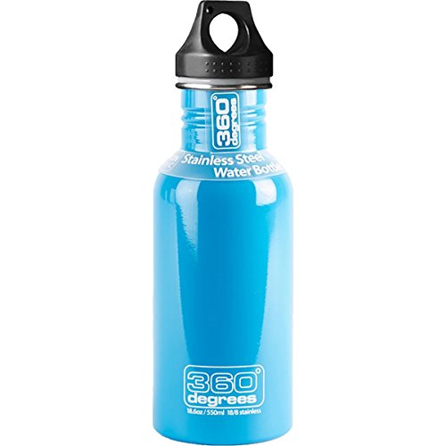 360° Stainless Steel Bottle Volumen 550 Sky Blue