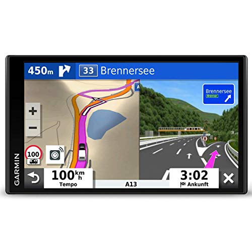 Garmin Camper 780 MT-D EU Navi - Rahmenloses Display, 3D-Navigationskarten für Europa, Pois, Sprachsteuerung