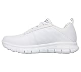 Skechers Damen Sure Track Erath Slip On Sneaker, White Leather, 35 EU