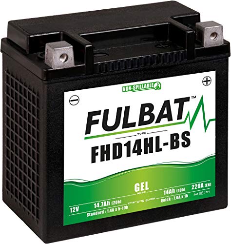 Fulbat - Motorrad Batterie Gel FHD14HL-BS/ETX14L 12V 14Ah