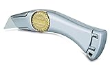 Stanley Messer Titan 2-10-55 (mit feststehender Klinge, 175 mm Länge, robustes Zinkdruckgehäuse mit patentierter InterLock-Verbindung, Ersatzklingen im Griff verstaubar)