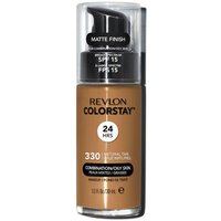 3 x Revlon Colorstay Pump 24HR Make Up SPF15 Comb/Oily Skin 30ml - Natural Tan