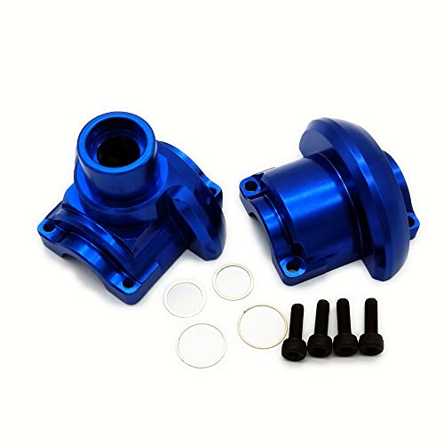 CrazyRacer for 1/10 RC Car E Revo Revo Aluminum Outer Diff Differential Case RVO11L06 Replaces of Plastic Part #5380 Blue