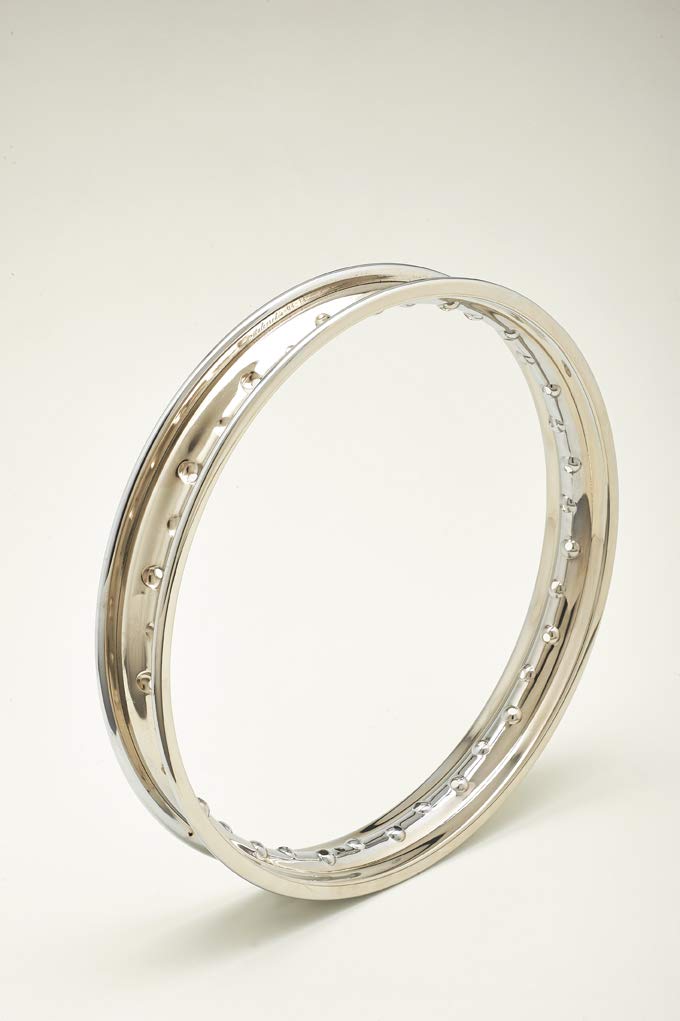 Felge aus verchromtem Stahl Chrome Stahl Wheel RIM Italia Felge 2,15 x 18 40 Löcher