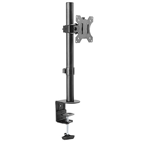 RICOO TS2511, Monitor-Halterung, Schwenkbar, Neigbar, 13-30 Zoll (33-76 cm), Bildschirm-Ständer, Schreibtisch Stand-Fuss, VESA 75x75 100x100, Schwarz