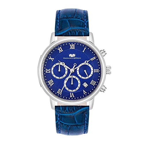 Rhodenwald & Söhne, Armband-Uhr Moonlight in blau, Uhren für Herren
