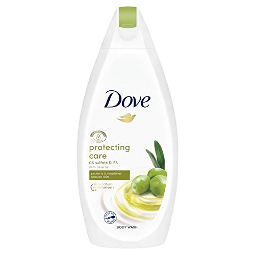 Dove Women Body Wash mit Olivenöl - Protecting Care - 3er Pack (3 x 500ml)
