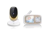 Motorola Nursery Comfort 40 Babyphone mit Video-Anschluss, 2,8 Zoll Display, Infrarot-Nachtsicht, bidirektionale Kommunikation