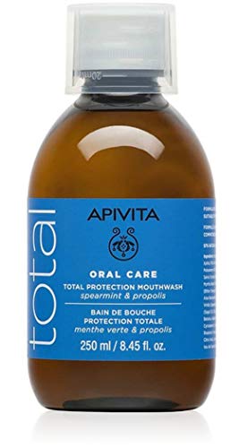 APIVITA NATURAL DENTAL CARE Natural Mouthwash with propolis & spearmint 250ml
