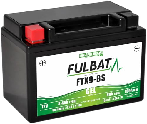 FULBAT - Akku für Motorrad FULBAT Gel FTX9-BS / YTX9-BS 12 V 8,4 Ah 135 A