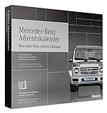 FRANZIS 67052 - Mercedes Benz G-Klasse Adventskalender 2019, Modellbausatz im Maßstab 1:43, inkl. Soundmodul und 56-seitigem Begleitbuch