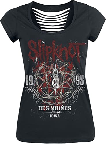 Slipknot Iowa Star Frauen T-Shirt schwarz XL 100% Baumwolle Band-Merch, Bands