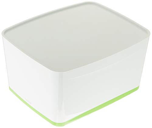 Leitz MyBox WOW Groß mit Deckel, Aufbewahrungsbox, grün, 52164054