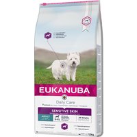Eukanuba Daily Care Sensitive Skin Hundefutter, Trockenfutter für Hunde mit sensibler Haut, Spezial-Premiumfutter für jede Rasse mit Fisch und Huhn, verschiedene Größen