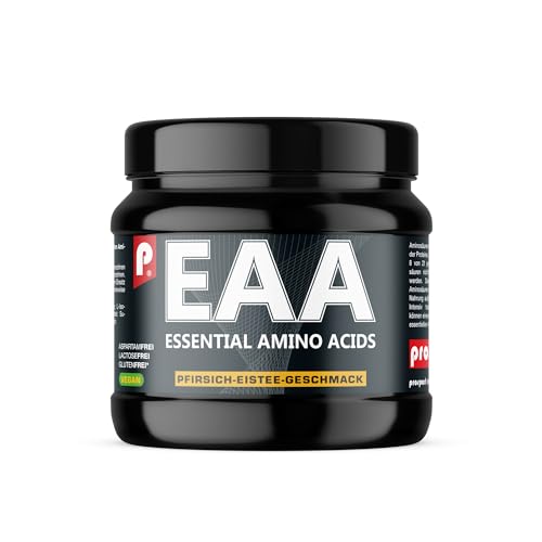 Prosport EAA Pulver/Powder 480g Dose, mit allen 8 essentiellen Aminosäuren (Pfirisch-Eistee)