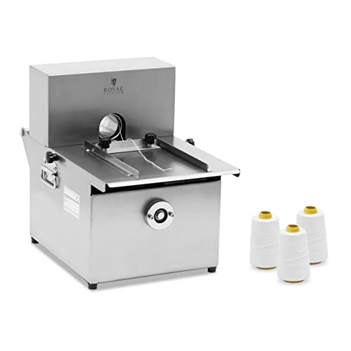 Royal Catering RCWCB-01 Wurstbinder manuell Edelstahl Wurstmaschine Würstchen Maschine Wurstmaschine manuell Wurstmaschine Edelstahl