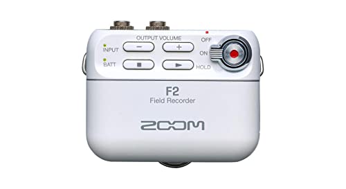 Zoom - F2/W - Feldrecorder + Lavalier-Mikrofon - weiß