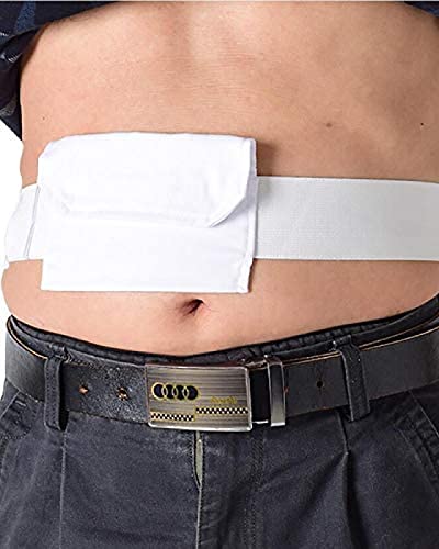 ZLNY with Bag Peritoneal Dialysis Belt Adjustable Catheter Waist Belt Peritoneal Tube Protection Device Dialysis Catheter Fastener,Excellent2