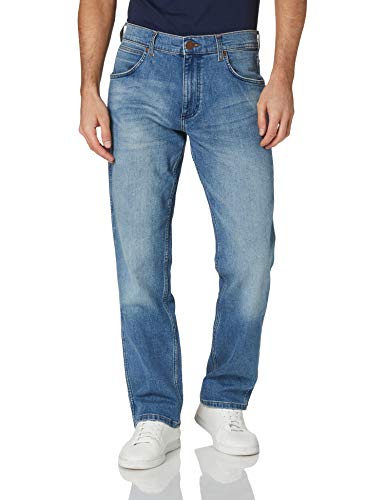Wrangler Herren Greensboro Jeans, Blue Fever, 46W / 34L