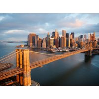 papermoon Vlies- Fototapete Digitaldruck 350 x 260 cm, Brooklyn Bridge Morning