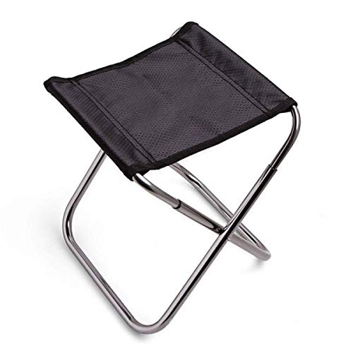NBVCX Mechanische Teile Camping - Stuhl im Freien Klappstuhl Camping Aluminium - Legierung Angeln Barbecue Bank Tragbarer ( Größe: 24 * 22,5 * 26cm ) Klappstuhl