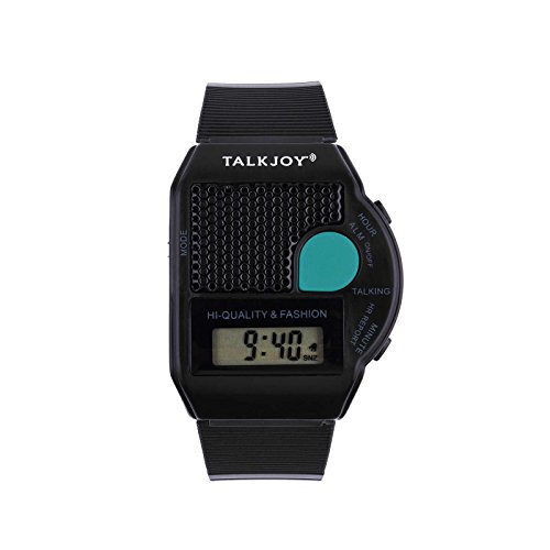 TalkJoy (ES Spanisch) Sprechende Armbanduhr schwarz